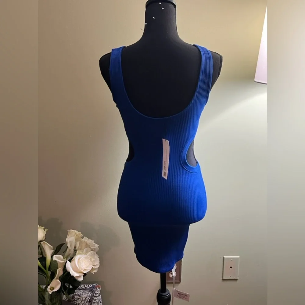 Zara Ribbed Mini Dress - Picture 2 of 4